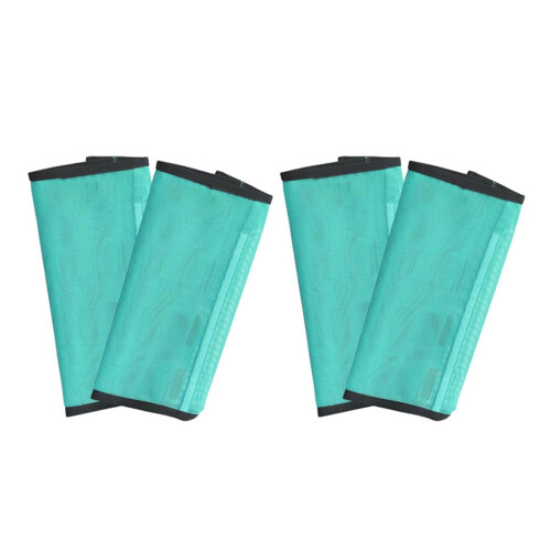 4 Piece Soft Mesh Horse Leg Protectors Fly Boot-mint green