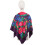 Lightweight Printed Square Scarf Adjustable Fringed-Purple 1