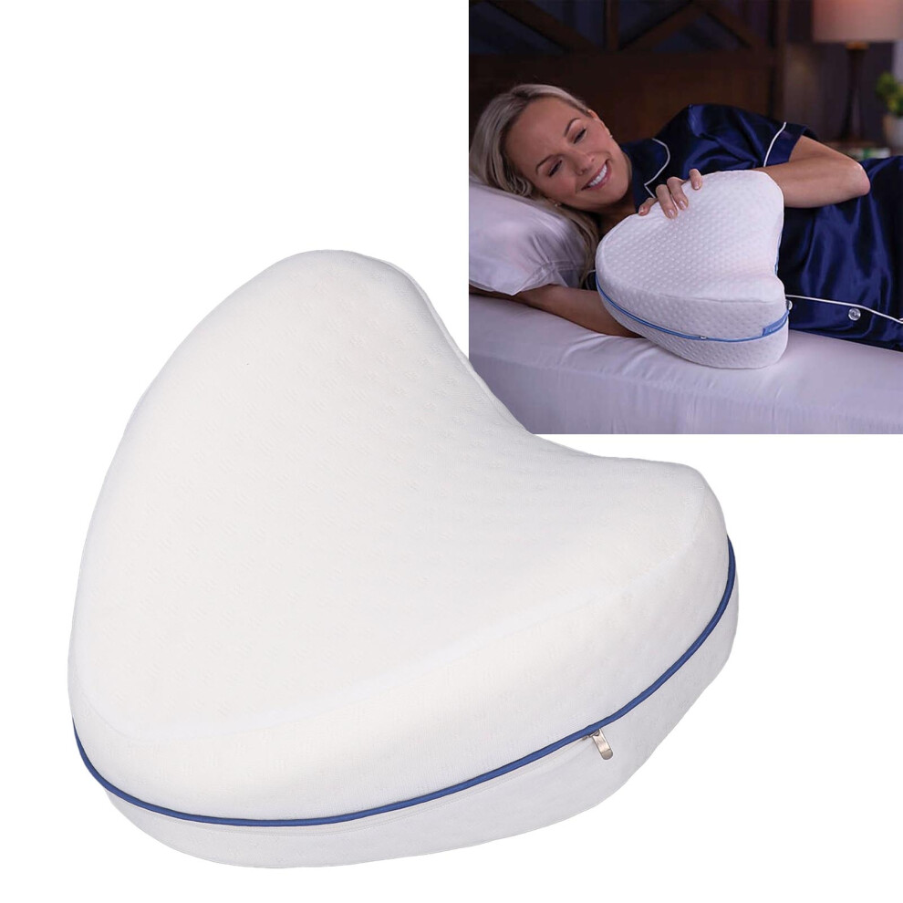 Memory Foam Knee Pillow White