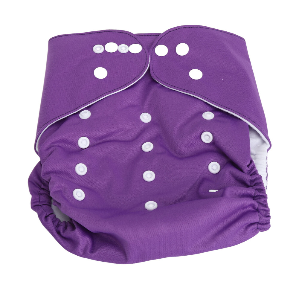 Purple Reusable Baby Cloth Nappy