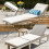 Wood 5-Position Adjustable Lounge with Side Table 3