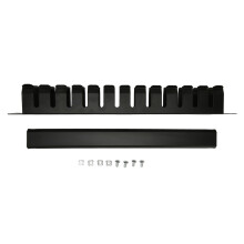 2U Rack Cable Routing Panel 12 Slots