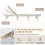 Wood 5-Position Adjustable Lounge with Side Table 6