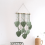 Decorazione da parete in macramè a forma di foglia, stile boho, 2 pezzi 2