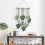 Decorazione da parete in macramè a forma di foglia, stile boho, 2 pezzi 3