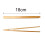 Bamboo Toaster Tongs Reusable 4-Piece 2