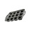Carbon Steel Nonstick Baking Pan Cupcake Tray-12 square baking 1