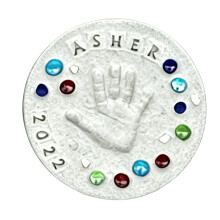 Creative Garden Stepping Stone Set Handmade Gypsum-a hand