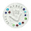 Creative Garden Stepping Stone Set Handmade Gypsum-a hand 1