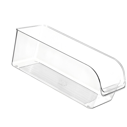 Boîte de rangement transparente polyvalente, bacs de rangement-1