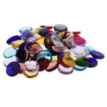 Skleněné kamínky smíšené barvy 15 mm 100 g