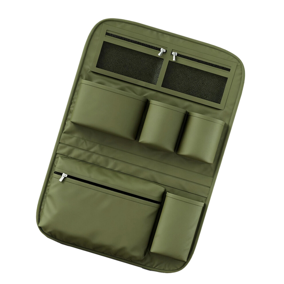 Car Seat Back Organizer Storage Bag Automotive Back- Green 7627001532854