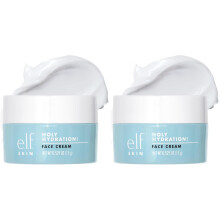 e.l.f. SKIN Mini Holy Hydration! Face Cream, Moisturizer For Nourishing & Plumping Skin, Infused With Hyaluronic Acid, 0.529 Oz (Pack of 2)
