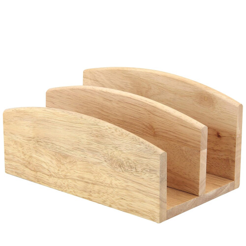 Apollo Wooden Letter Rack Desktop Organizer