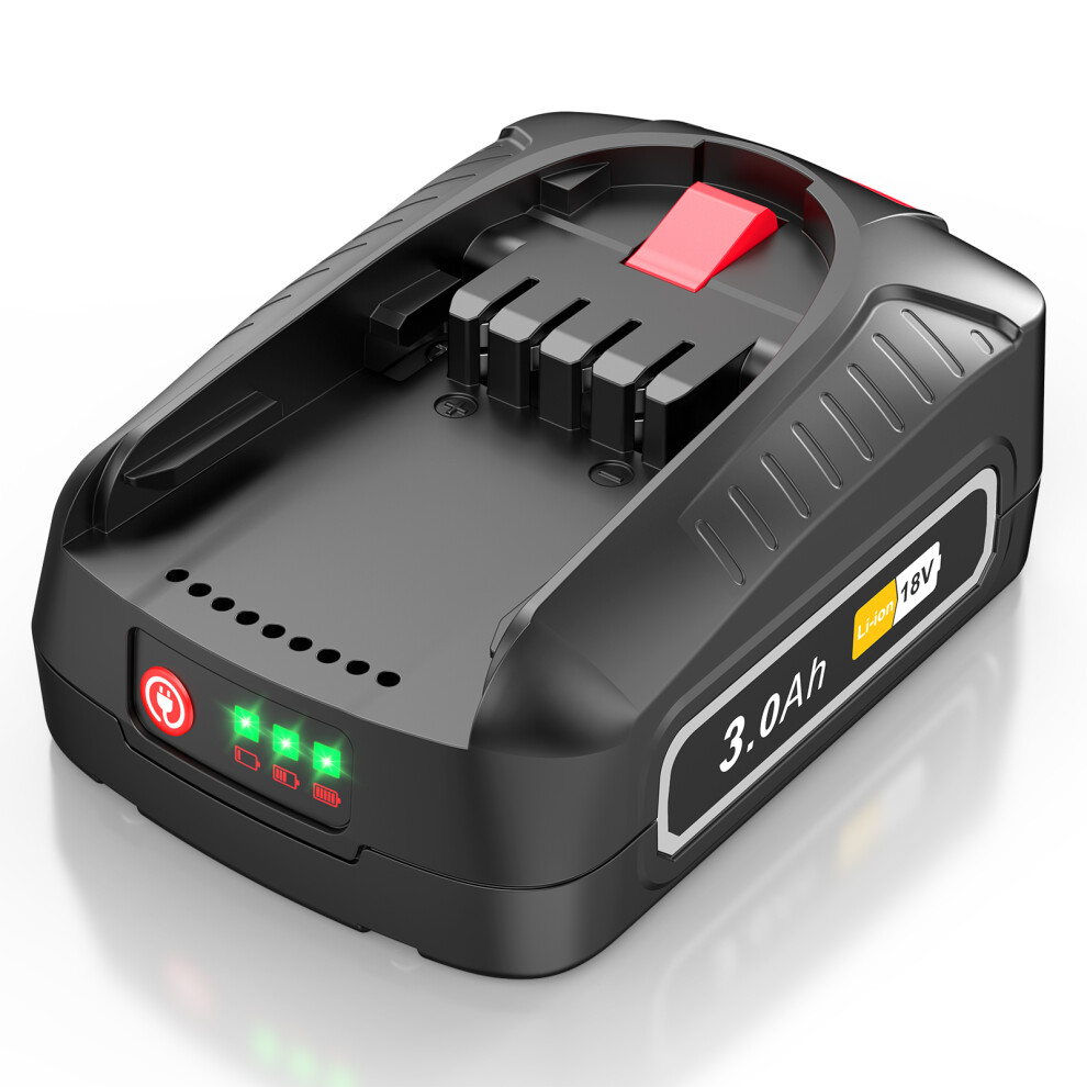 3.0Ah Replacement Battery For Bosch Pba Psb Psr 18V Battery Compatible With 18V Green Tools & Garden 18 V System Vacuum Cleaner Unlimited Series 6901489054147