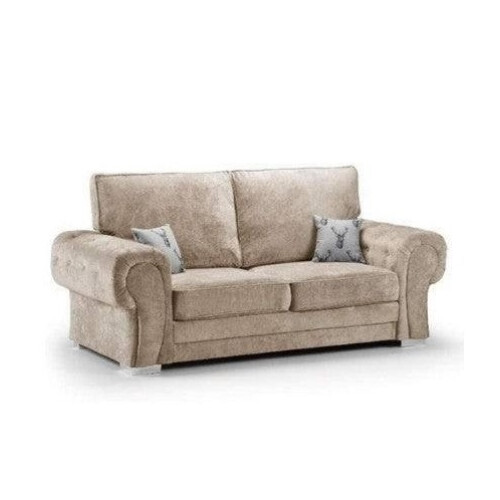 Furniture 786 Chingford Full Back 3&2 Seater Sofa Set Beige 1