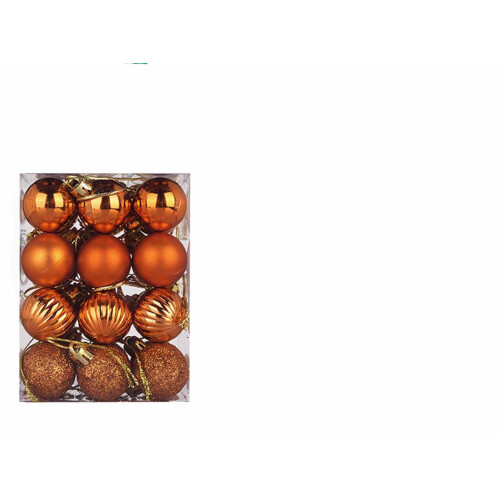 Christmas Ball Ornaments Coffee Brown 48PCS 2