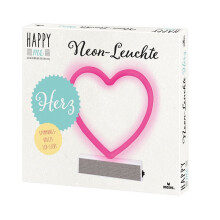 Happy me Neon-Leuchte Herz