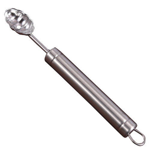 Coupe-pastèque et fourchette en acier inoxydable 2 en 1 2