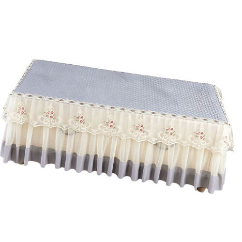 Couverture de table rectangulaire polyvalente, fond-gris