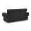 Furniture 786 Chingford Full Back 3&2 Seater Sofa Set Black 3