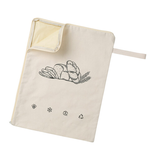Sac de produits innovant doublé de cire d'abeille,-beiges