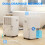 30L/Day Dehumidifier for Home, with Auto-Clean Filter, 24H Timer 7