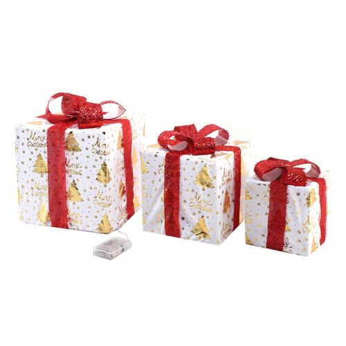 Begzeat LED-julklappaskar 3 st 1