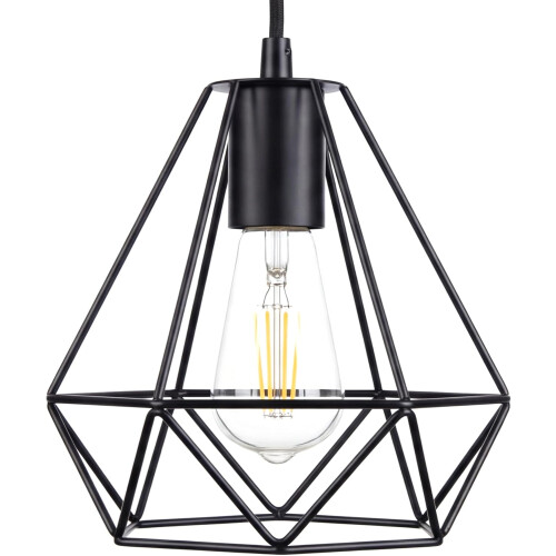 Black Ceiling Light Wire Basket Metal Basket Pendant Lighting Ceiling Light Shade 1
