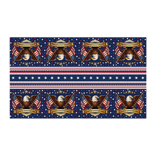 Patriotics Tablecloth American 250th Anniversary Pattern