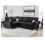 Furniture 786 Chingford Full Back 1c2 Corner Sofa Black 1