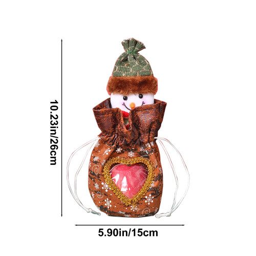 Samt-Apfel-Weihnachtsgeschenktasche, Heimdekoration, 1 Stück 1