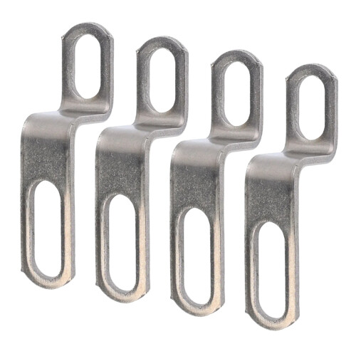 Beugel voor motorfietsuitlaatsysteem Roestvrij stalen-80 mm 4