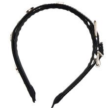 Fashionable Punk Leather Star Hairband Unisex Comfortable PU-B