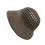 Comfortable Foldable Sun Hat With Elastic Band And-Coffee color 1