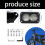 6000-6500K Bright 20W Motorcycle Headlight With Double-Yellow 4