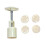 Round Edges Mooncakes Press Molds Set 4 Interchangeable ABS-30G 1
