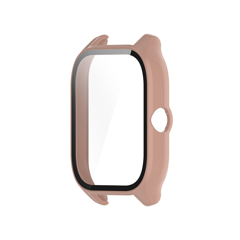 (Cherry Blossom ) Watch Protective Case Pc Tempered Glass Integrated For Huami Amazfit Gts4 Pink 688249461686
