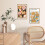 Affiche vintage botanique de marché aux fleurs 30 x 40 cm 3