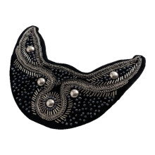 Unique Owl Shaped Embellished Patches For Gothic Fashion And