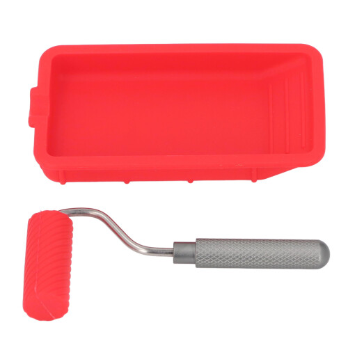 Reusable Paint Tray & Roller Brush 2