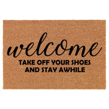Coco Coir Welcome Doormat 24 x 16 inches