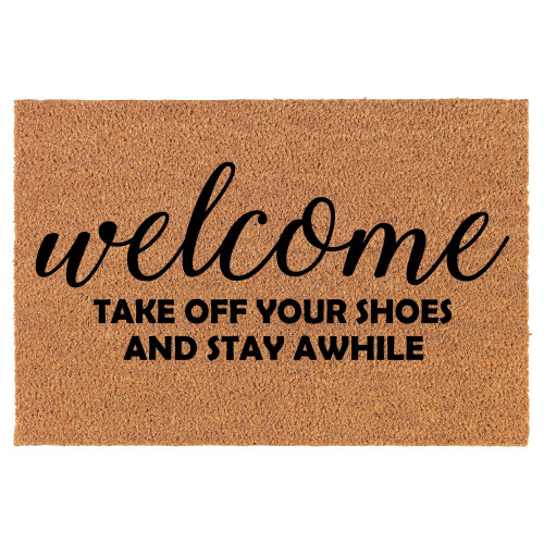 Coco Coir Welcome Doormat 24 x 16 inches