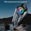 Motorcycle Helmet Bluetooth Intercom Kit 5.4 Dual Chip, 2-Pack, 500 m Range, IP56 Waterproof, Black 4