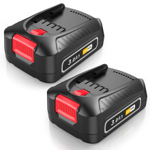 2Pcs 3.0Ah Replacement Battery for Bosch PBA PSB PSR 18V Battery Compatible with 18V Green Tools & Garden 18 V System Vacuum Cleaner Unlimited Series