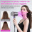 Professional Ionic Hair Dryer 2400W Powerful, 3 Heat and 3 Speed Settings, with Stand, 2 Concentrators, 1 Diffuser, Grey 4