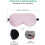 2 Pack Pure Silk Sleep Masks, Adjustable Strap, Light Blocking Eye Cover, Reduces Puffy Eyes 3