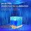Star Projector Night Light, 16 Colour LED Wave Lamp with Remote Control, Plug In Ocean Wave Bedside Lamp 2