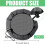 Rain Barrel Net Cover 96 cm Polyester Drawstring Protective Mesh Lid for Outdoor Use 2