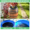 Rain Barrel Net Cover 96 cm Polyester Drawstring Protective Mesh Lid for Outdoor Use 4